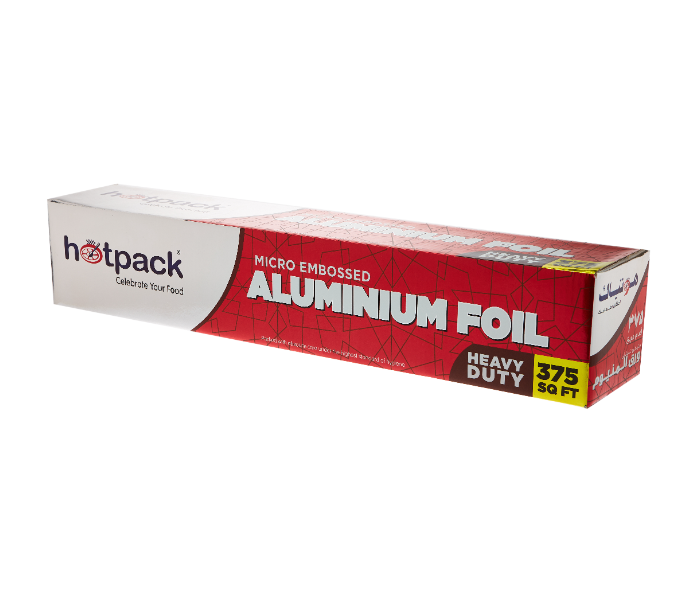 Hotpack AF45375HPE 375 Squarefeet Aluminium Foil Embossed - Silver - Zoom Image 1