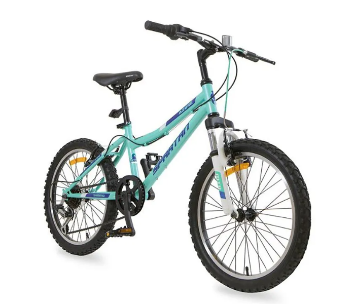 Spartan 20 Inch Azure Mountain Bike Bicycle For Adult - Black and Teal - Zoom Image 4