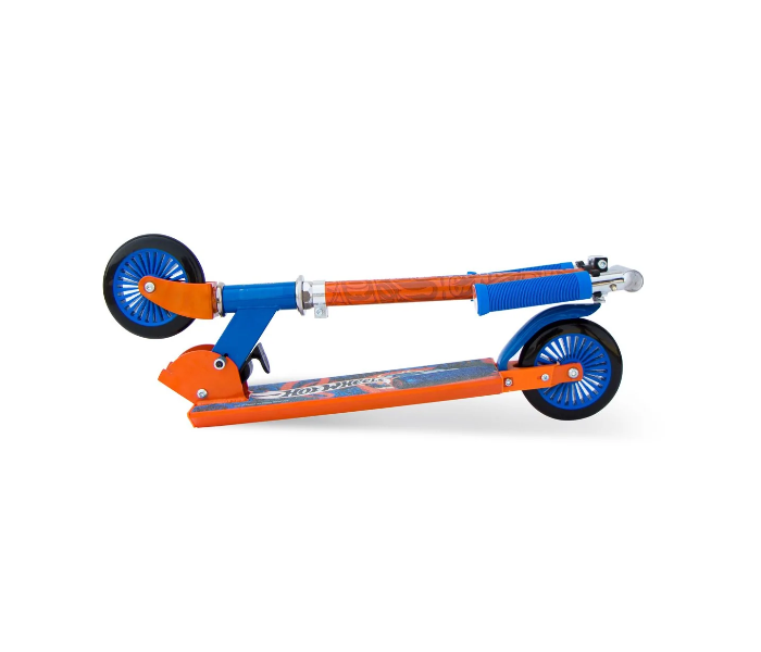 Spartan Hotwheels 120mm Folding Scooter For Kids - Blue and Orange - Zoom Image 2