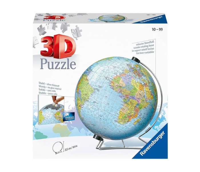 Ravensburger World Globe 540 Piece Puzzle Game for Adult - Zoom Image