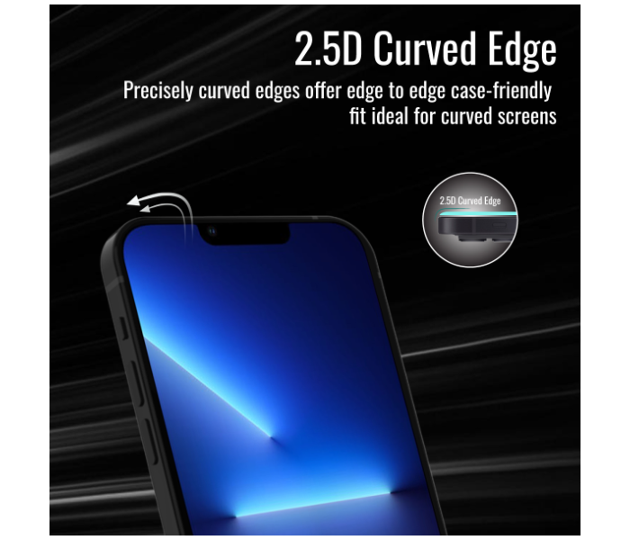 Promate Premium 9H Hardness Anti-Spy Tempered Glass Scratch-Resistant Privacy Screen Protector for iPhone 11 Pro - Zoom Image 3