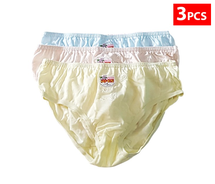 Pack of 3 Piece Mixed Color Agree Large Panty for Women - Zoom Image