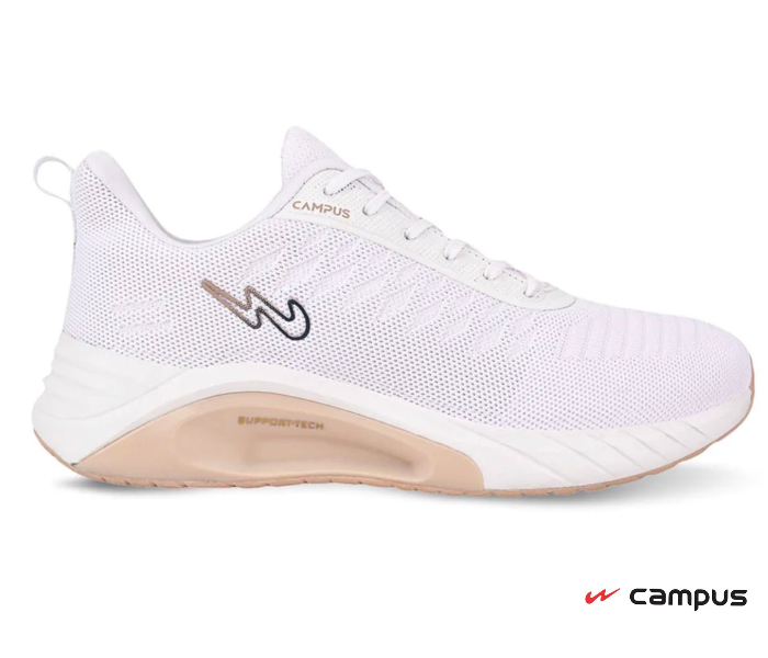 Nido UK 7 Sized Campus Sports Shoe For Men - White - Zoom Image