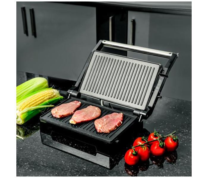 Krypton KNGM6273 1000Watts Stainless Steel Grill Maker - Black and Silver - Zoom Image 2