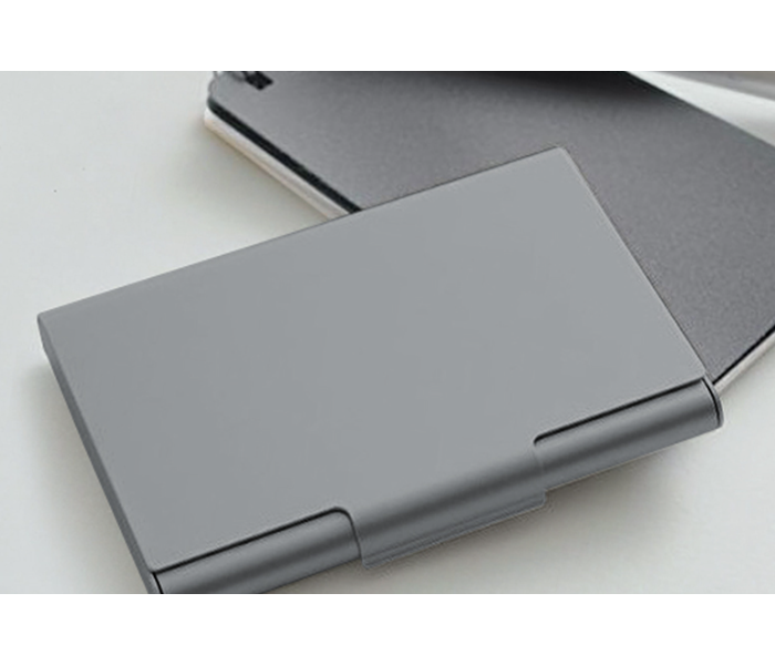 Lexon 787  Business Card Holder - Grey - Zoom Image 2