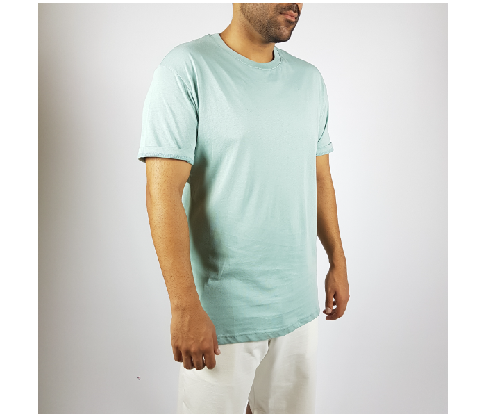 Regular XL Round Neck T-Shirt - Light Green - Zoom Image 2