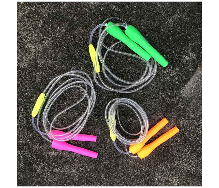 LED Glowing Skipping Rope With Handle for Adult and Children - Zoom Image 2