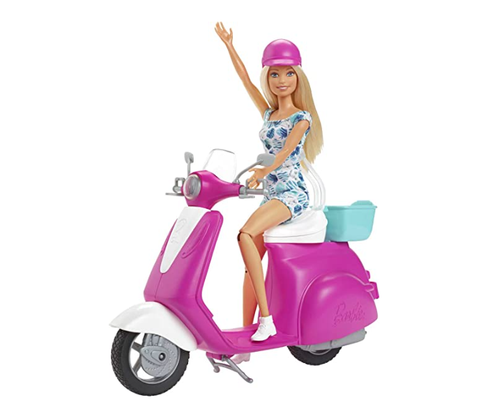 Mattel Barbie Scooter With Doll Activity Toy for Kids - Zoom Image 1