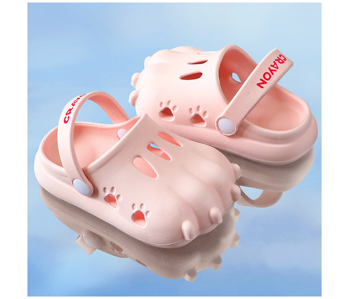 Dinosaur Paw Hole Shoes for Kids - Pink - Zoom Image 1