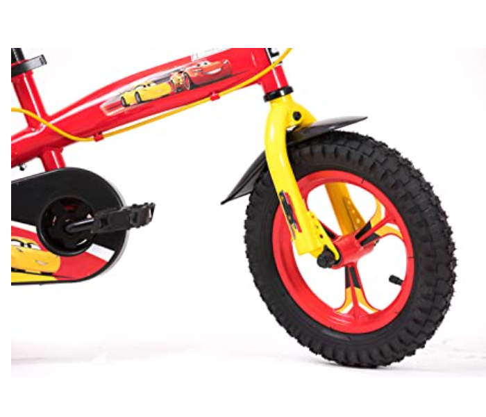 Spartan 12 Inch Disney Cars Bicycle For Kids - Red and Black - Zoom Image 5