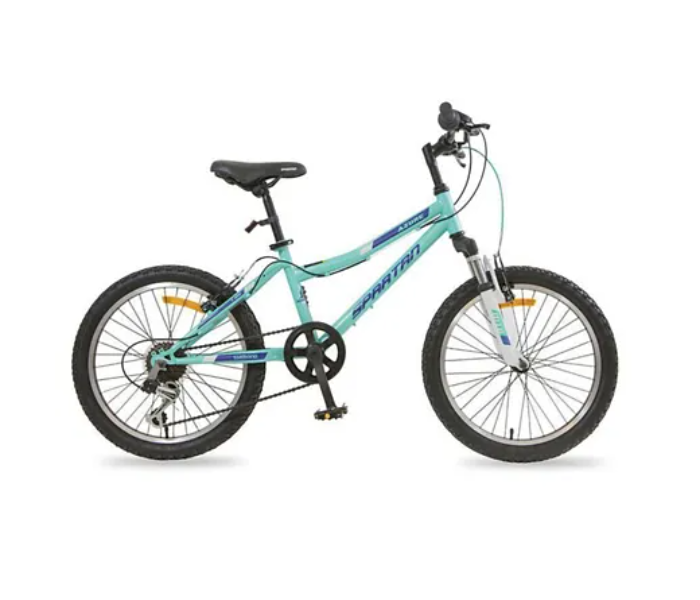 Spartan 20 Inch Azure Mountain Bike Bicycle For Adult - Black and Teal - Zoom Image 1