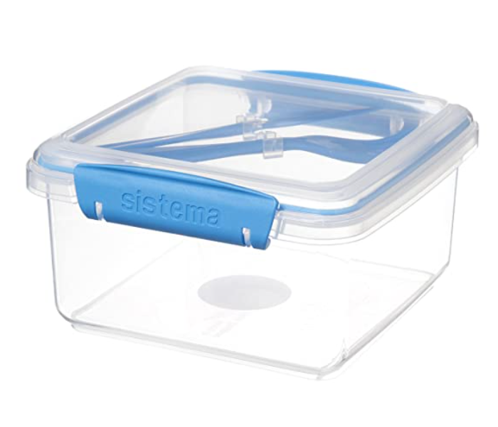 Sistema 1.2Litre To Go Lightweight Lunch Plus Lunch Box - Blue - Zoom Image 2