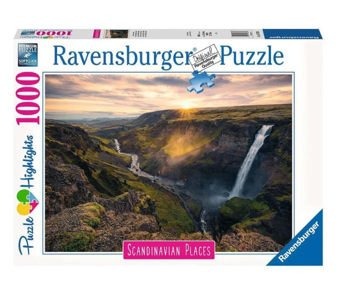 Ravensburger Haifoss Waterfall Iceland Puzzle Game for Adult - Zoom Image