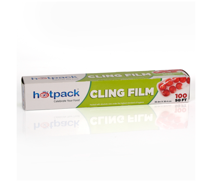 Hotpack CF100 100 Squarefeet Food Wrap Cling Film - Zoom Image 2