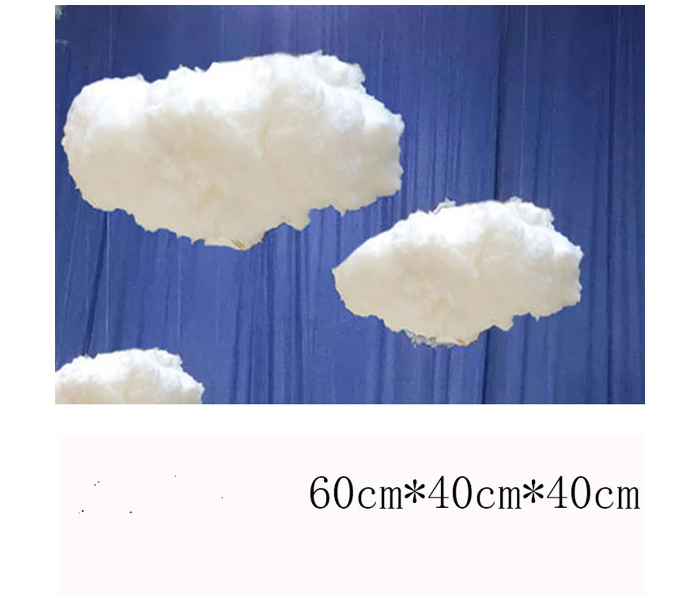 Wedding Scene Layout 60 x 40 x 40 cm Cotton Simulation Cloud for Stage Decoration - White - Zoom Image 1