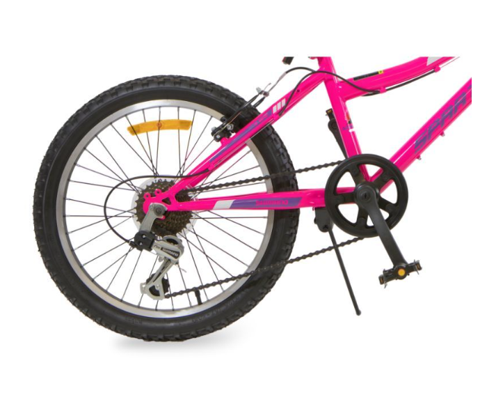 Spartan 20 Inch Alpine Mountain Bike Bicycle For Adult - Black And Pink - Zoom Image 3