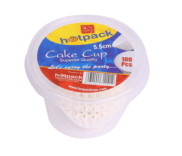 Hotpack PCC5.5 Set of 100 Pieces 5.5 mm Cake Cup - Zoom Image 1