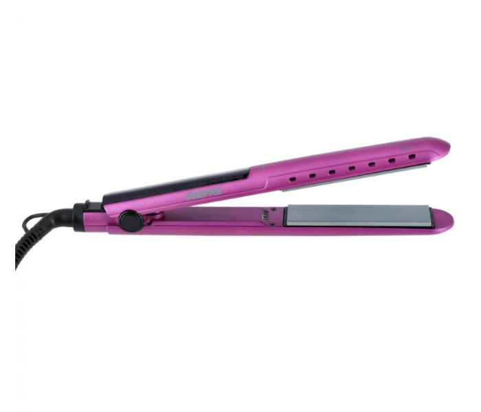 Geepas GHS86048 Ceramic Coated Plates Straightener - Purple and Black - Zoom Image 1