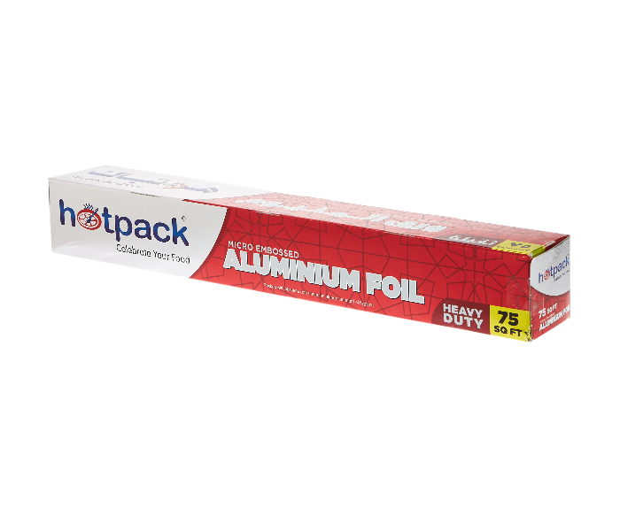 Hotpack AF75SQFT 75 Squarefeet Aluminium Foil Embossed - Silver - Zoom Image 2