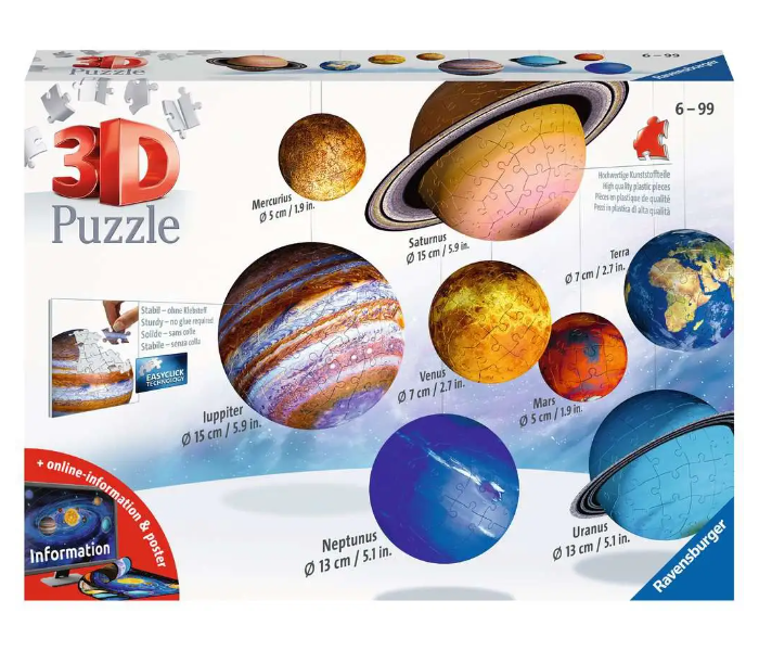 Ravensburger Solar System 108 Piece Puzzle Game for Adult - Zoom Image