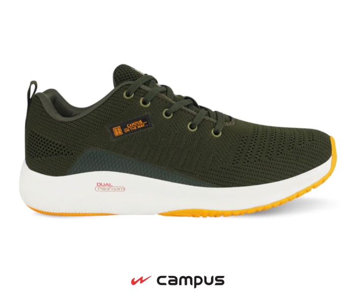 Toll UK 8 Sized Campus Sports Shoe For Men - Olive - Zoom Image