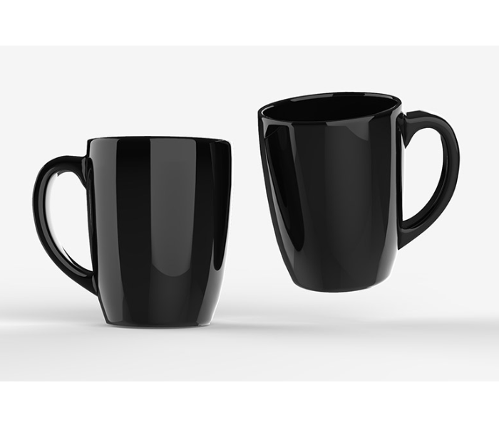 9082 350ml  Medellin Ceramic Mug - Black - Zoom Image