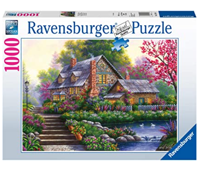 Ravensburger Romantic Cottage Puzzle Game for Adult - Zoom Image