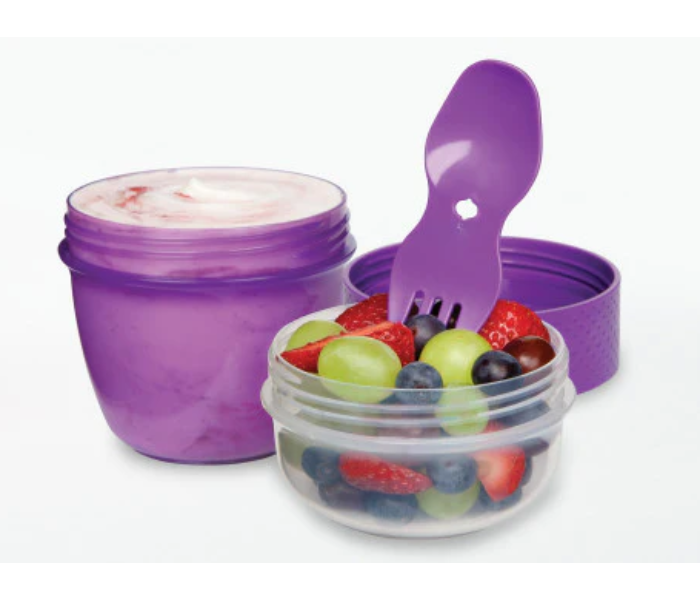 Sistema 515ml To Go Lightweight Snack Capsule Box - Violet - Zoom Image 1