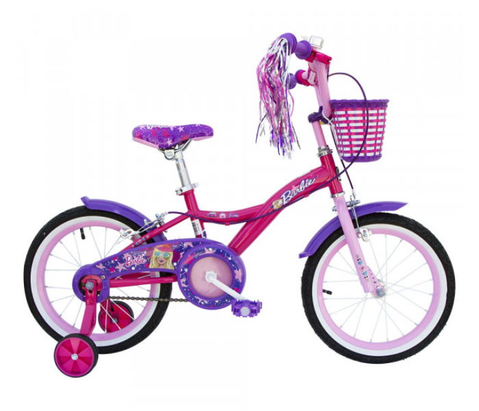 Spartan 16 Inch Mattel Barbie Bicycle For Kids - Purple - Zoom Image 1