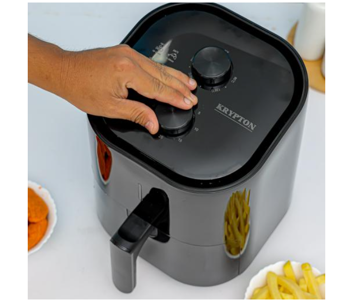 Krypton KNAF6362 3Litre Stainless Steel Heating Pip Air Fryer - Black - Zoom Image 2