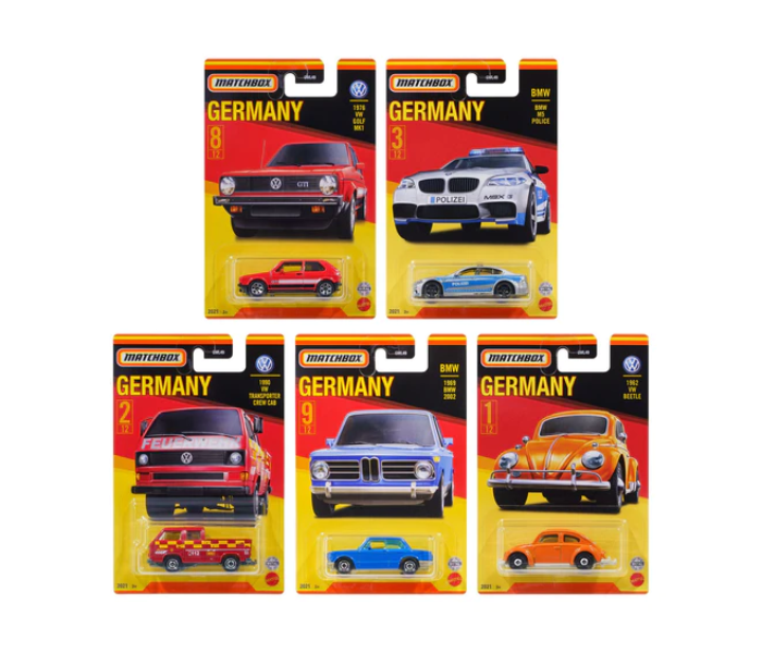 Mattel Match Box Best of Germany Die-Cast Activity Toy for Kids - Zoom Image