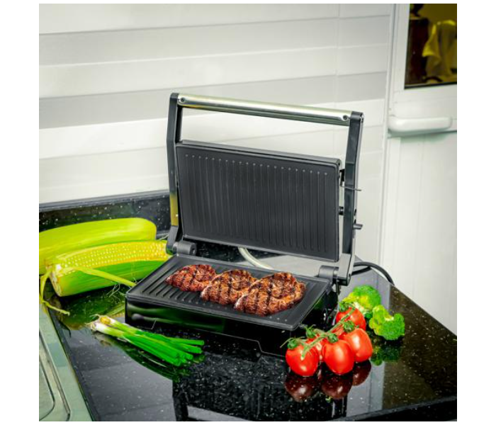 Krypton KNGM6273 1000Watts Stainless Steel Grill Maker - Black and Silver - Zoom Image 3