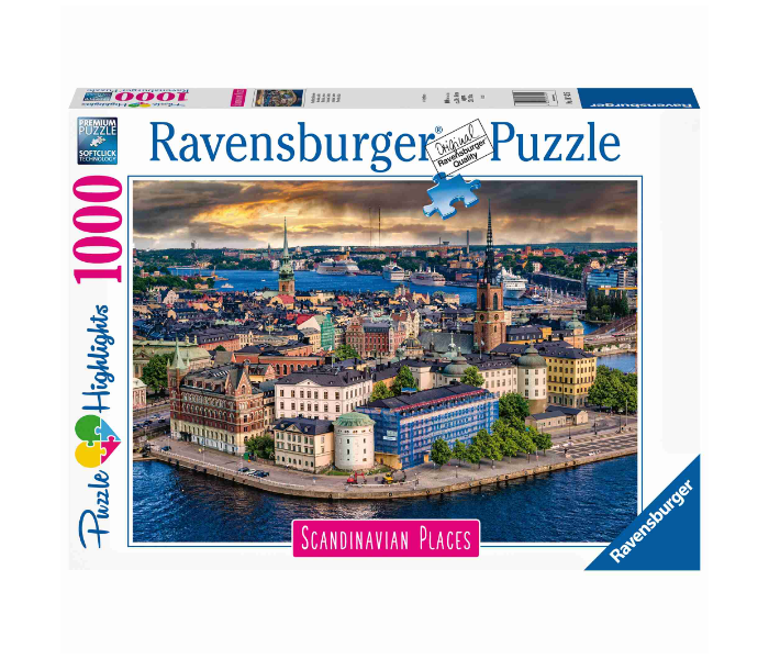 Ravensburger Stockholm Sweden Puzzle Game for Adult - Zoom Image