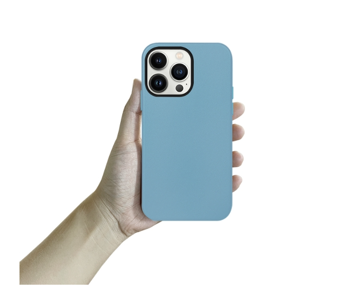 K-DOO iCoat Back Case for iPhone 13 Pro Max - Sierra Blue - Zoom Image