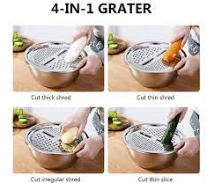 germany multifunction stainless steel basin grater slicer wash drain