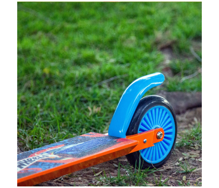 Spartan Hotwheels 120mm Folding Scooter For Kids - Blue and Orange - Zoom Image 10