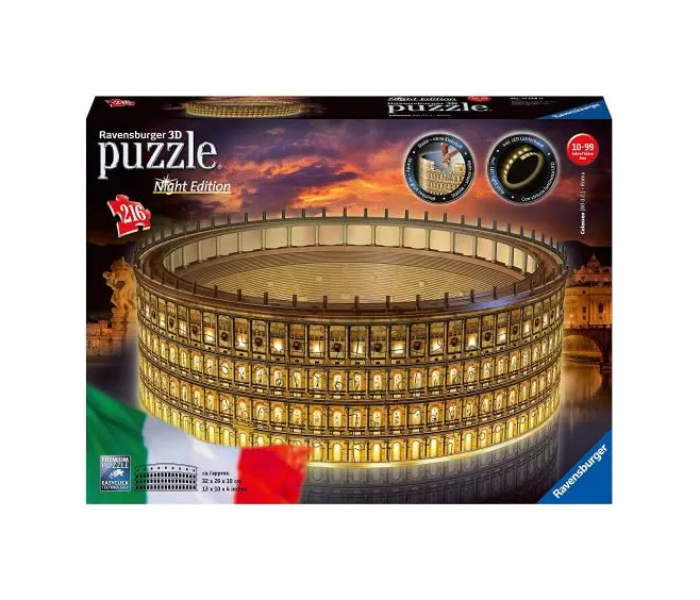 Ravensburger The Colosseum at Night 216 Piece Puzzle Game for Adult - Zoom Image