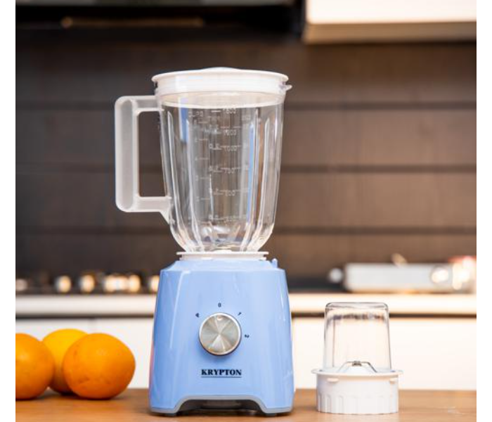 Krypton KNB6074 400Watts 1.5L Unbreakable Jar 2 In 1 Blender - Blue - Zoom Image 2