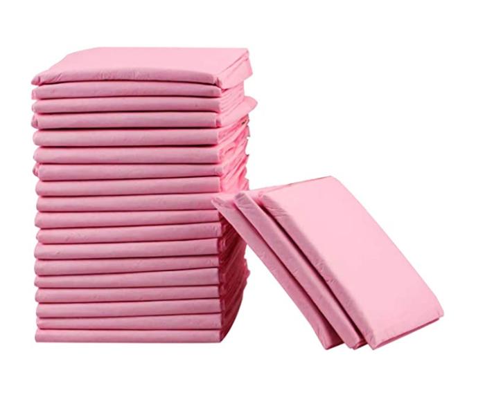 Cat and Dog Pet Training Pee Pads Super Absorbent Disposable Healthy Puppy Pads for Dog Cats 60cmx60cm 40pcs - Pink - Zoom Image 2