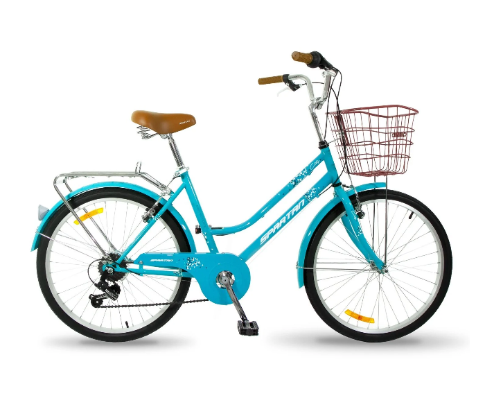 Spartan 24 Inch City Bicycle For Adult - Teal - Zoom Image 2