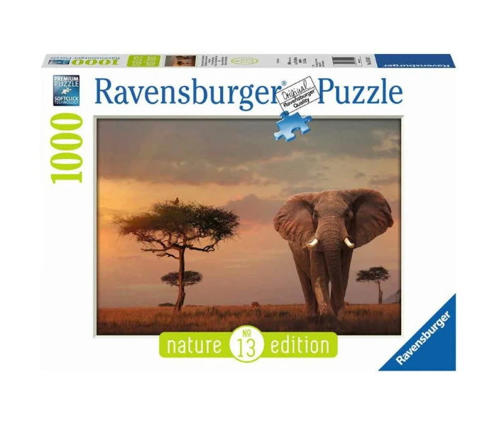 Ravensburger Elephant of the Masai Mara Puzzle Game for Adult - Zoom Image