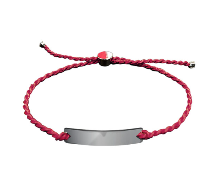 598  Bracelet With Metal Plate - Zoom Image 1