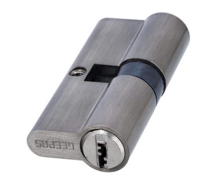 Geepas GHW65075 5 Keys Pin  Anti-Bump Anti-Drill Double Cylinder  Door Lock - Silver - Zoom Image 4