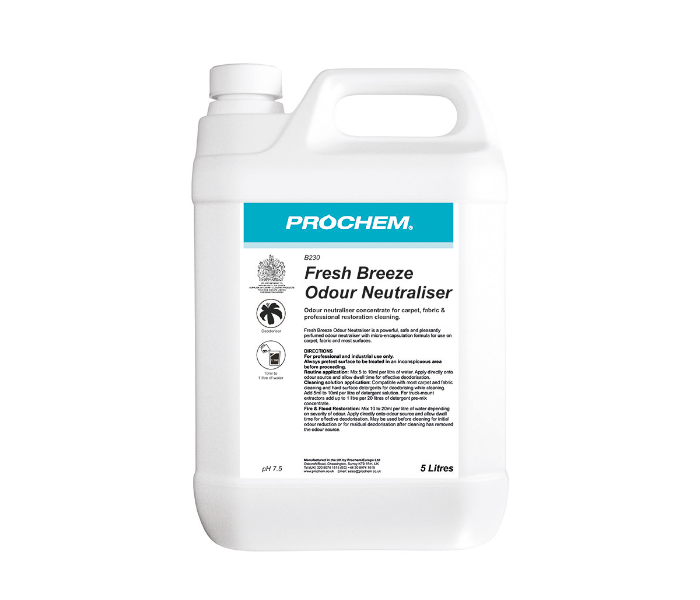 Prochem B230 5Litre Stain Cleaner Fresh Breeze Odour Neutraliser - Zoom Image