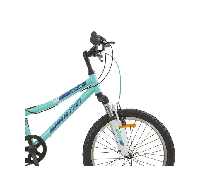 Spartan 20 Inch Azure Mountain Bike Bicycle For Adult - Black and Teal - Zoom Image 3