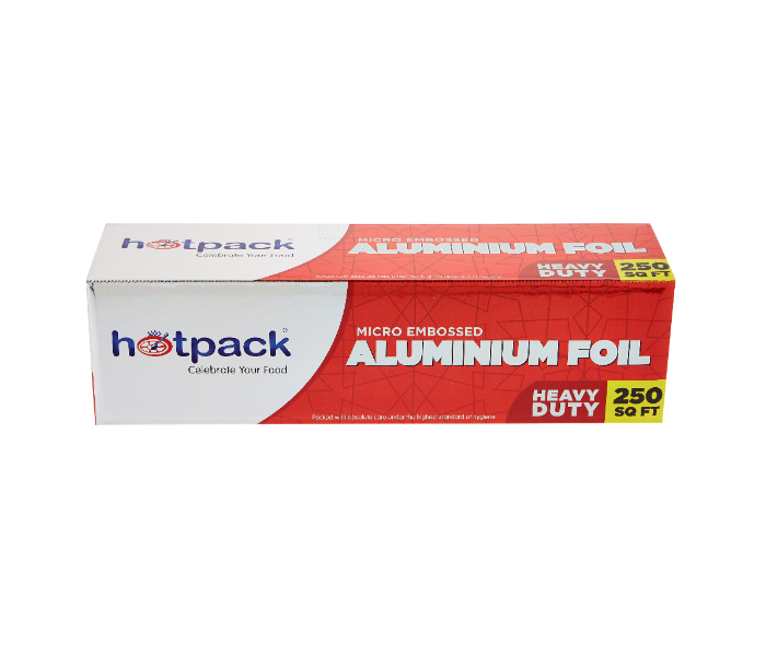 Hotpack AF30250HPE 250 Squarefeet Aluminium Foil Embossed - Silver - Zoom Image 1