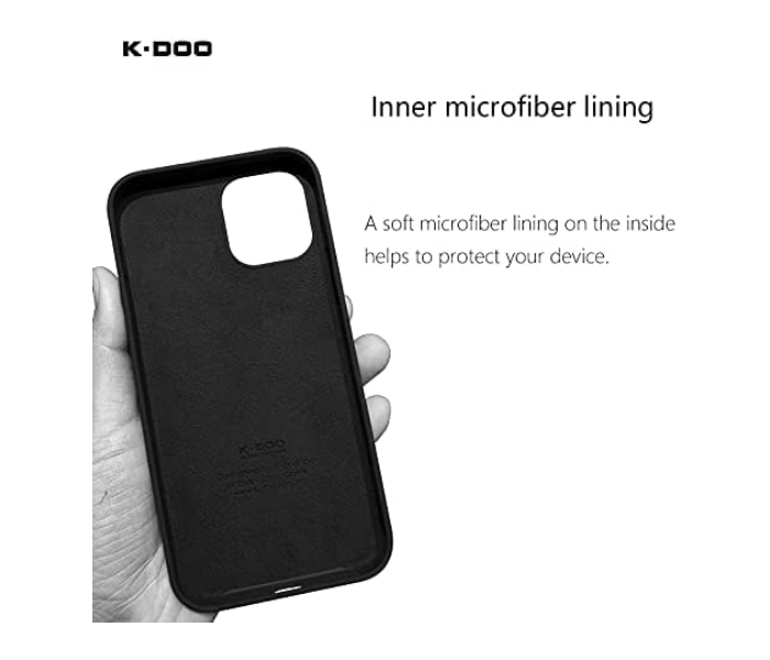 K-DOO iCoat Back Case for iPhone 13 Pro Max - Black - Zoom Image 2