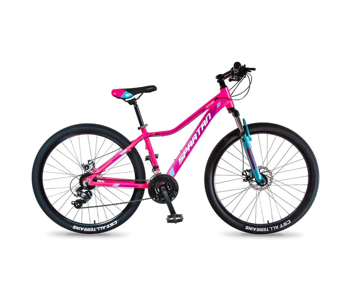 Spartan 27.5 Inch Moraine Mountain Bike Alloy Bicycle For Adult - Black And Pink - Zoom Image 2