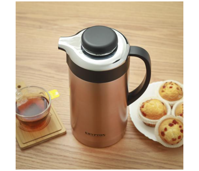 Krypton KNVF6331 1.6Litre Stainless Steel Double Walled Carafe Vacuum Flask - Rose Gold - Zoom Image 2