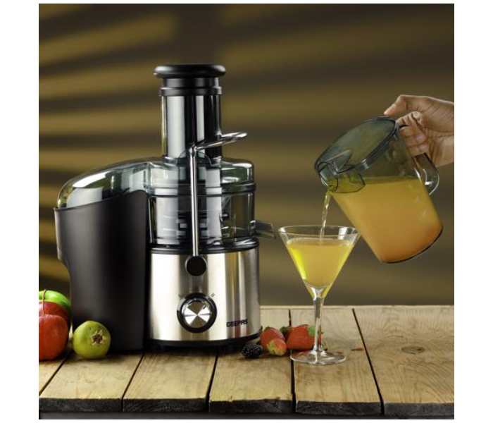 Geepas GJE46016 2 Litre 800Watts Stainless Steel Overheat Protector Juice Extractor - Black and Silver - Zoom Image 4